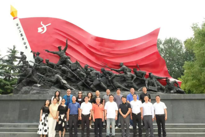 “追寻红色足迹 凝聚奋进力量”——陕西省湖南商会赴渭华起义纪念馆参观学习暨走访会员企业活动